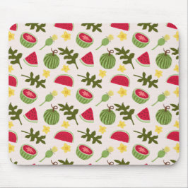 Fruit Basket Pattern Collection - Watermelon マウスパッド
