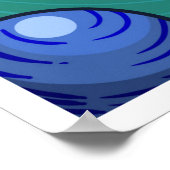 Fruit Blueberry ポスター (角)