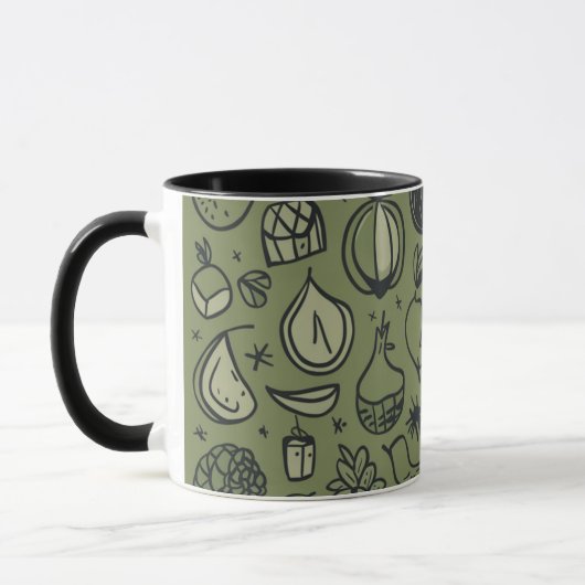 fruit coffee mug マグカップ (左)