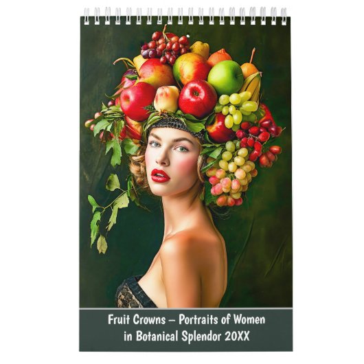 Fruit Crowns – Portraits of Women in Botanical Spl カレンダー (カバー)