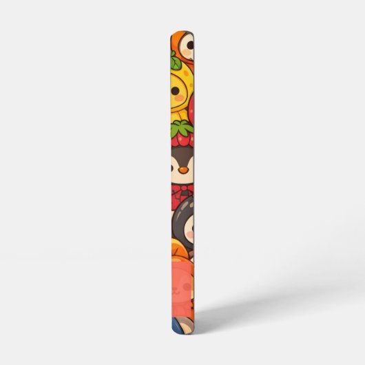 Fruit Friends Parade | Cute Animal Custom Samsung Galaxyケース (左側面)