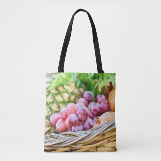 Fruit image on tote bag トートバッグ (正面)