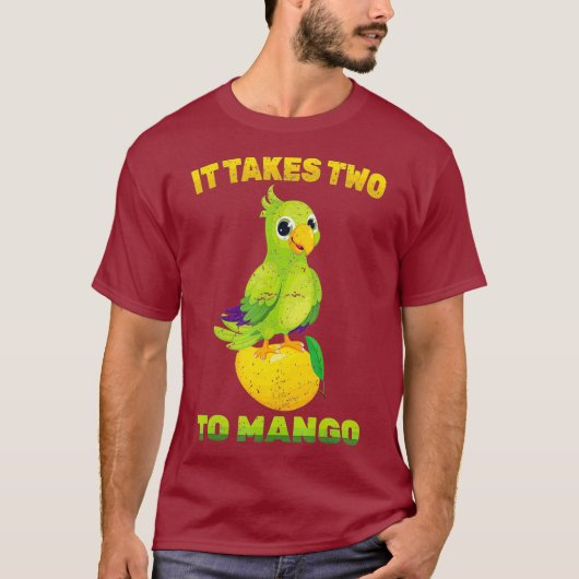 Fruit - It Takes Two To Mango - Parrot Bird - Tシャツ (正面)
