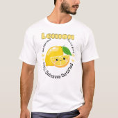 Fruit Label Lemon Tシャツ (正面)