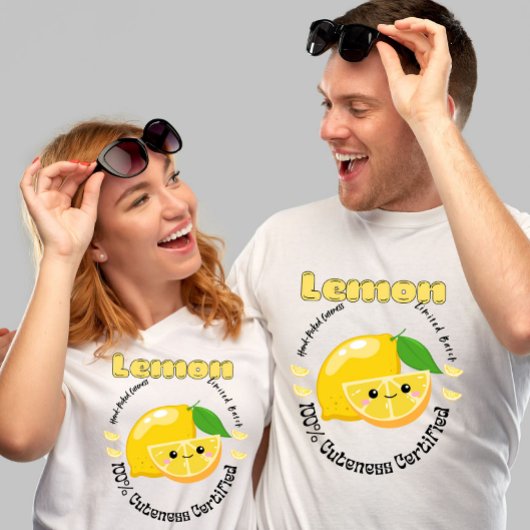Fruit Label Lemon Tシャツ