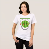 Fruit Label Watermelon トライブレンドＴシャツ (正面全面)