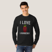 Fruit Lover, Loganberry Lover, I Love Loganberry Tシャツ (正面フル)
