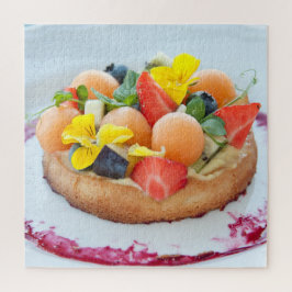 Fruit Melon Tart Dessert ジグソーパズル