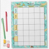 Fruit Memphis Pattern Homework Assignment ノートパッド