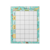 Fruit Memphis Pattern Homework Assignment ノートパッド (回転)