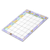 Fruit Memphis Purple Homework Assignment ノートパッド (アングル)