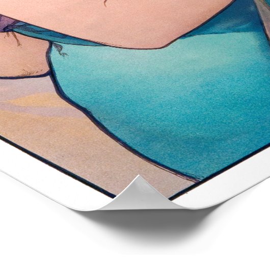 Fruit, Mucha ポスター (角)