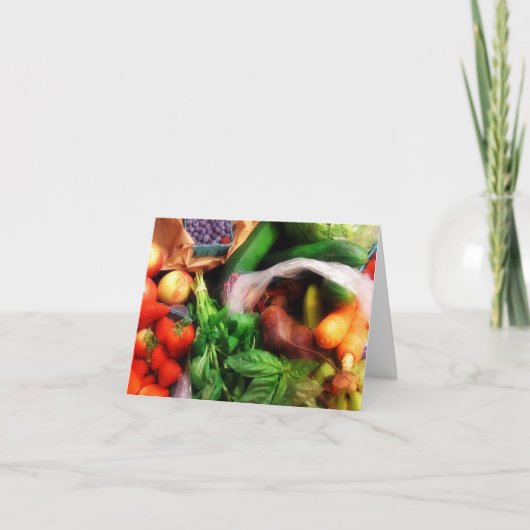 Fruit n Veg anydayノートカード サンキューカード (正面)