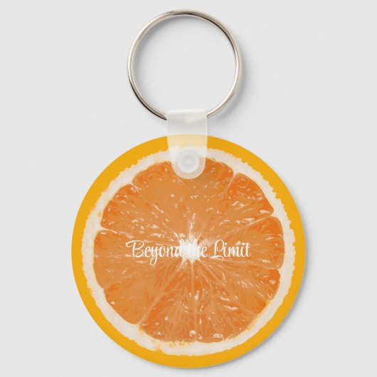 Fruit Note Key Chain - Orange - Beyond the Limit キーホルダー (正面)