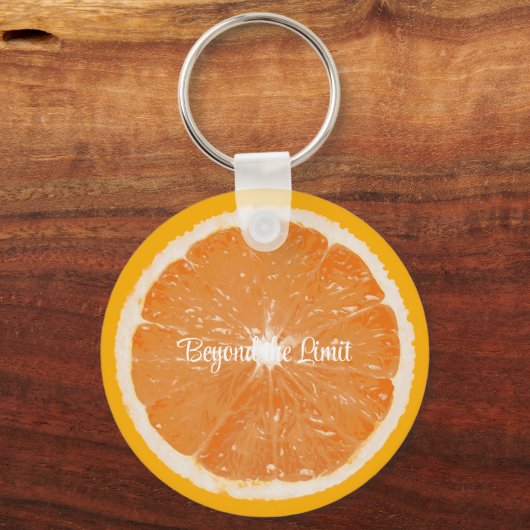 Fruit Note Key Chain - Orange - Beyond the Limit キーホルダー (正面)