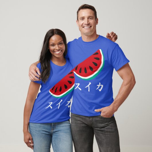 Fruit Note Pop Japanese T shirt - Watermelon Tシャツ (ユニセックス)