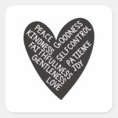 Fruit of spirit スクエアシール (正面)