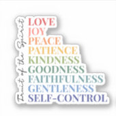 Fruit of the Spirit シール (正面)