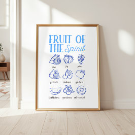Fruit of the Spirit Christian Wall Art ポスター