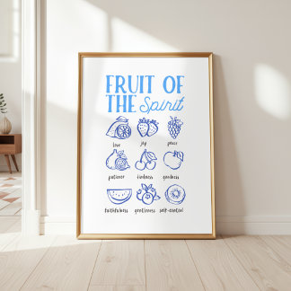 Fruit of the Spirit Christian Wall Art ポスター