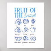 Fruit of the Spirit Christian Wall Art ポスター (正面)