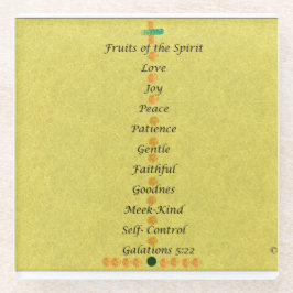 Fruit of the Spirit Coaster ガラスコースター