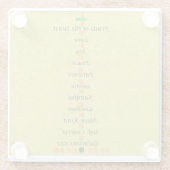 Fruit of the Spirit Coaster ガラスコースター (裏面)