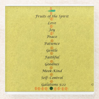 Fruit of the Spirit Coaster ガラスコースター