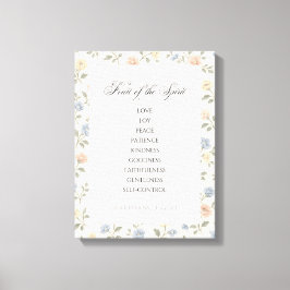 Fruit of the Spirit Galatians 5:22–23 Bible Verse  キャンバスプリント