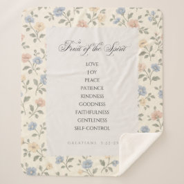 Fruit of the Spirit Galatians 5:22–23 Bible Verse  シェルパブランケット