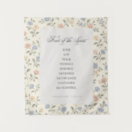 Fruit of the Spirit Galatians 5:22–23 Bible Verse  タペストリー