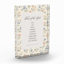 Fruit of the Spirit Galatians 5:22–23 Bible Verse  フォトブロック