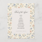 Fruit of the Spirit Galatians 5:22–23 Bible Verse  ポストカード (正面)