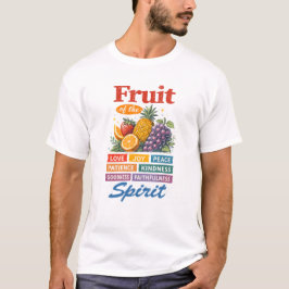 Fruit of the Spirit – Love Joy Peace Christian Art Tシャツ