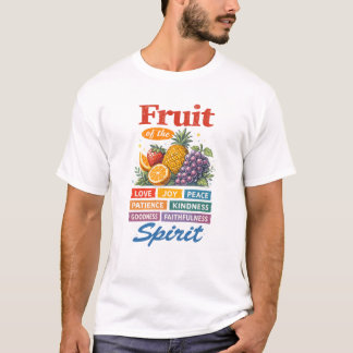 Fruit of the Spirit – Love Joy Peace Christian Art Tシャツ