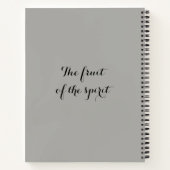 Fruit of the Spirit notebook ノートブック (裏面)
