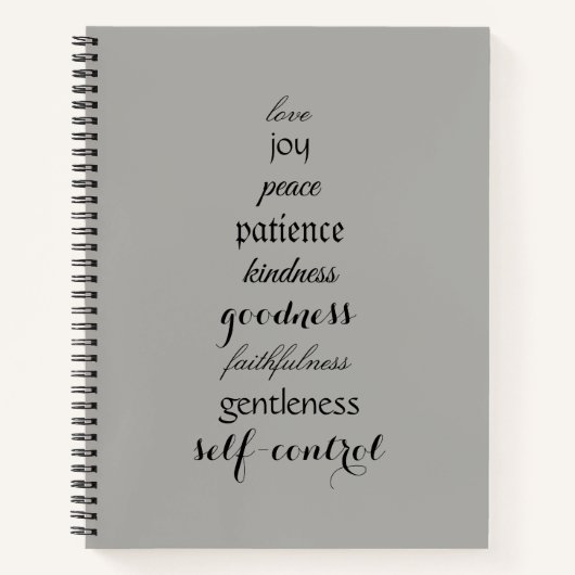 Fruit of the Spirit notebook ノートブック (正面)