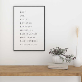 Fruit of the Spirit Wall Art Galatians 5:22-23 吊り下げ型タペストリー