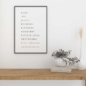 Fruit of the Spirit Wall Art Galatians 5:22-23 吊り下げ型タペストリー
