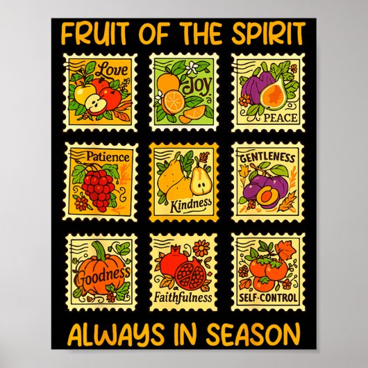 Fruit Of The Srit Christian Faith Jesus God Lover  ポスター (正面)