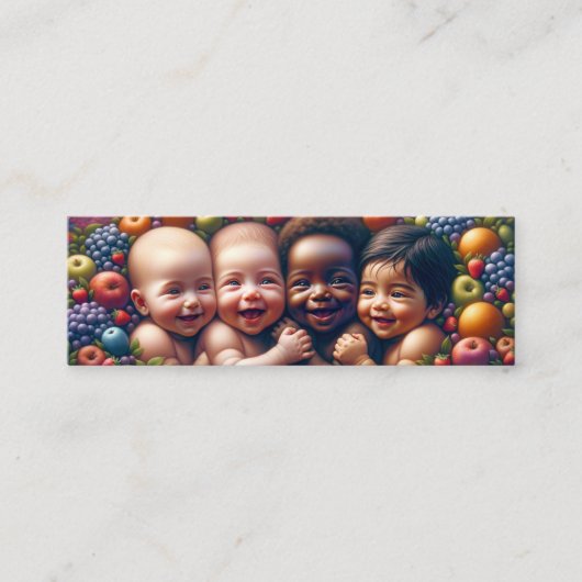 Fruit of the Womb - Psalm 127:3 KJVカードミニボックス スキニー名刺 (正面)