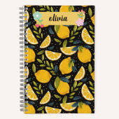 Fruit Pattern Notebook、パーソナライズされた Creativen ノートブック (正面)