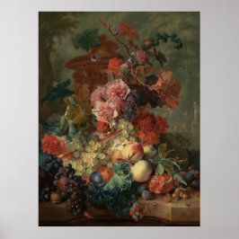 Fruit Piece by Jan van Huysum ポスター