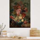 Fruit Piece by Jan van Huysum ポスター (キッチン)