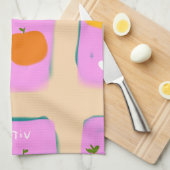 fruit print kitchen towel キッチンタオル (四つ折り)
