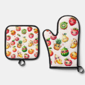 Fruit Salad 鍋つかみ&鍋敷きセット (正面)