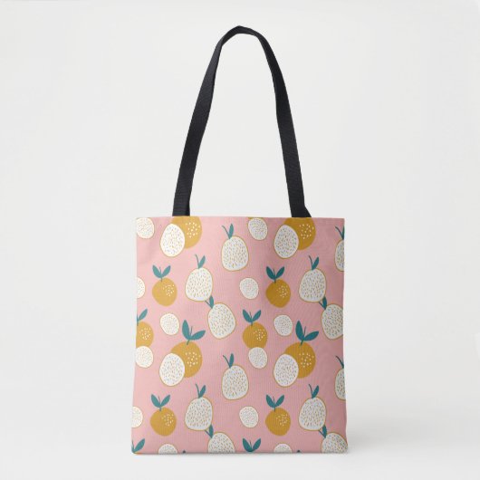 fruit seamless pattern background, print pattern トートバッグ (正面)