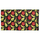Fruit seamless pattern | colorful tropical fruit 枕カバー (正面左)