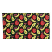 Fruit seamless pattern | colorful tropical fruit 枕カバー (裏面-右)