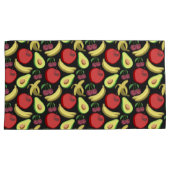 Fruit seamless pattern | colorful tropical fruit 枕カバー (正面右)